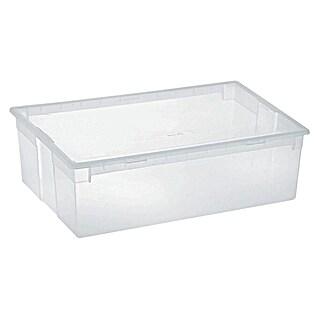 BAUHAUS Caja de almacenaje Light Box (L x An x Al: 39,6 x 57,8 x 18,5 cm, Plástico, Transparente)