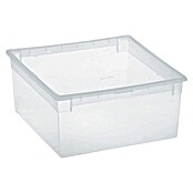BAUHAUS Caja de almacenaje Light Box (L x An x Al: 39,6 x 37,8 x 18,5 cm, Plástico, Transparente, 23 l) | BAUHAUS