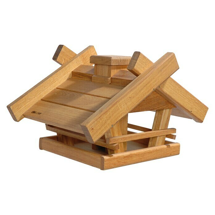 Dobar Vogelhaus Gartenwald49 x 38 x 29 cm, Natur, Holz Front View