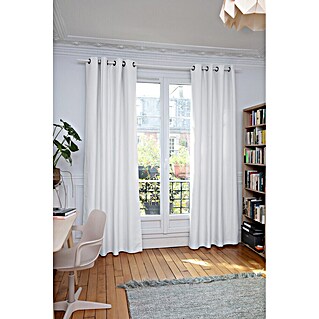 Cortina térmica Cocoon (An x Al: 140 x 260 cm, 100% poliéster, Blanco)