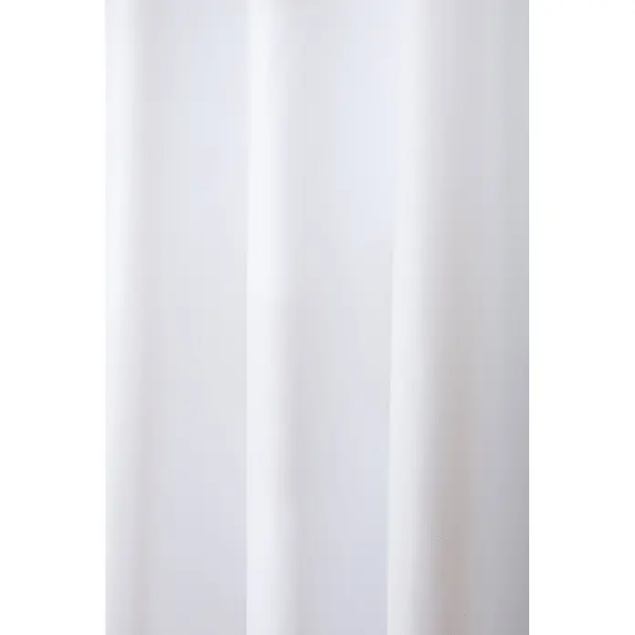 Cortina térmica Cocoon - An x Al: 140 x 260 cm, 100% poliéster, Blanco - Tejido blanco con sutiles pliegues verticales y una fina textura tejida.