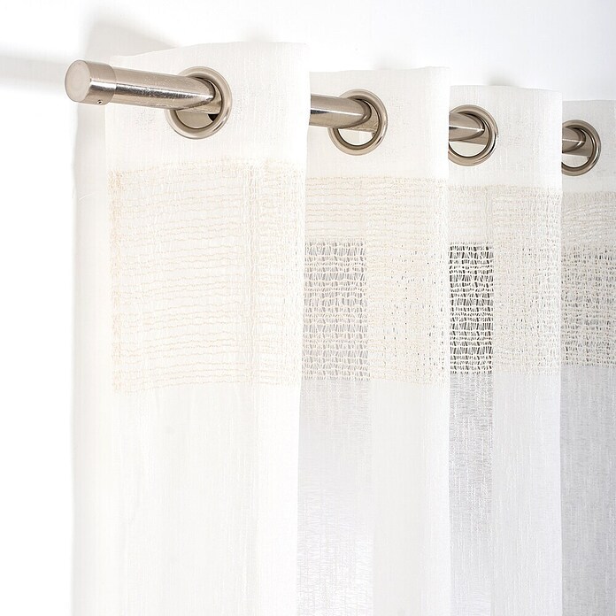Visillo para ventana Grace (An x Al: 140 x 260 cm, 100% poliéster, Blanco) | BAUHAUS