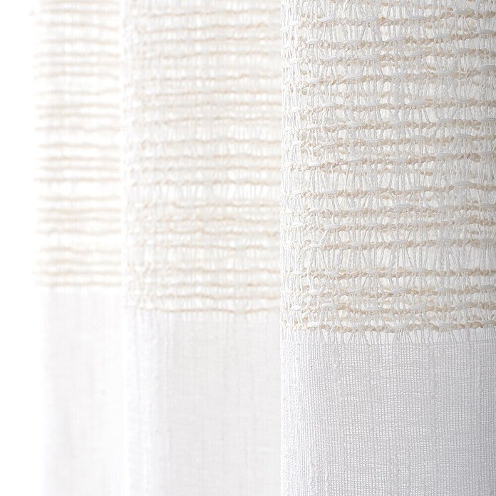Visillo para ventana Grace (An x Al: 140 x 260 cm, 100% poliéster, Blanco) | BAUHAUS