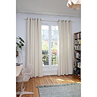 Cortina térmica Cocoon (An x Al: 140 x 260 cm, 100% poliéster, Beige)