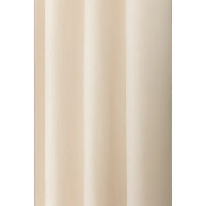 Cortina térmica Cocoon - An x Al: 140 x 260 cm, 100% poliéster, Beige - Tejido beige claro, sutilmente texturizado, con suaves pliegues verticales, parecido a una cortina.
