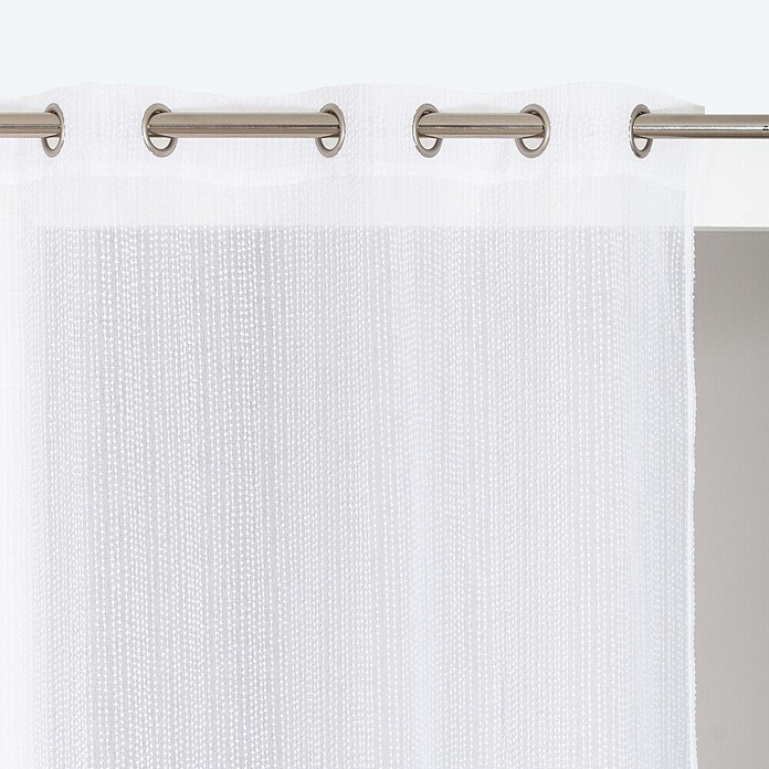 Visillo para ventana Trevi (An x Al: 140 x 240 cm, 100% poliéster, Blanco) | BAUHAUS
