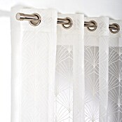 Visillo para ventana bordado Baker (An x Al: 140 x 260 cm, 100% poliéster, Blanco) | BAUHAUS