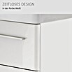 Modern 3.0 Waschtischunterschrank (49 x 76 x 42 cm, 2 Schubkästen, Weiß, Hochglanz)