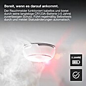 Osram Rauchwarnmelder Smoke Detector (Durchmesser: 8,6 cm, Batterielaufzeit: 5 Jahre, Alarmsignal: 85 dB, 1 Stk.) | BAUHAUS