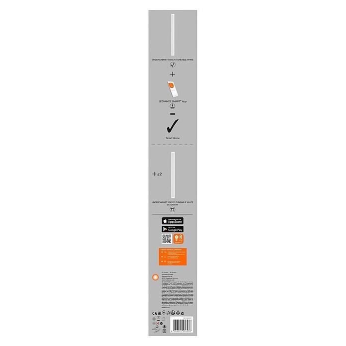 Ledvance Smart+ WiFi Panel LED bajo mueble (L x An x Al: 50 x 3,8 x 0,8 cm, 9 W) | BAUHAUS