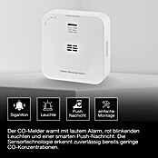 Ledvance Smart+ WiFi Kohlenmonoxidmelder (L x B x H: 8,5 x 2,73 x 8,5 cm, Batterielaufzeit: 5 Jahre) | BAUHAUS
