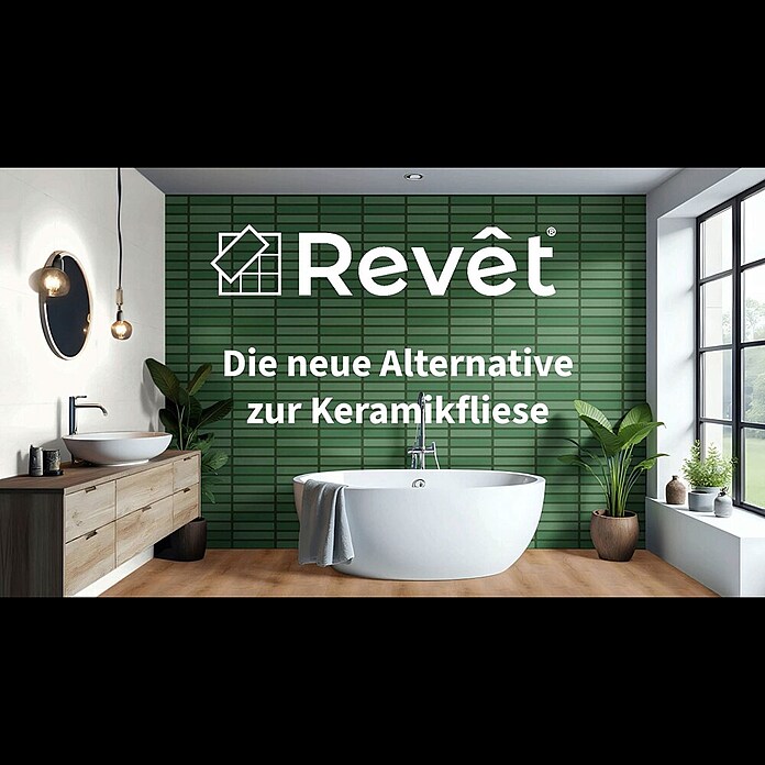 Revêt Wandpaneel SPC Wall (1 200 x 600 mm, Concrete Matt) | BAUHAUS