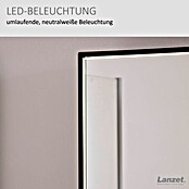 Lanzet Dune LED-Spiegelschrank W1 (B x H: 101,8 x 70,2 cm, Holz, Schwarz) | BAUHAUS