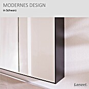 Lanzet Dune LED-Spiegelschrank W1 (B x H: 101,8 x 70,2 cm, Holz, Schwarz) | BAUHAUS