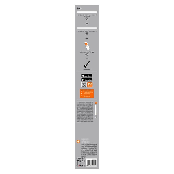 Ledvance Smart+ WiFi Panel LED Cabinet (L x An x Al: 50 x 3,8 x 0,8 cm, 8 W) | BAUHAUS