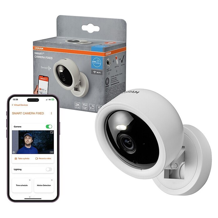 Osram Smart+ Überwachungskamera Fixed (Passend für: Alarmsystem, Smart Home System) | BAUHAUS