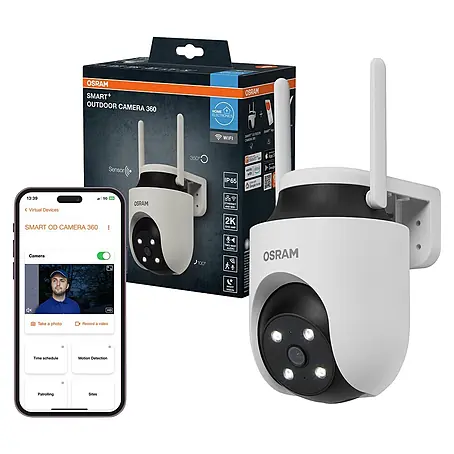 Osram Smart+ Überwachungskamera Outdoor 360
