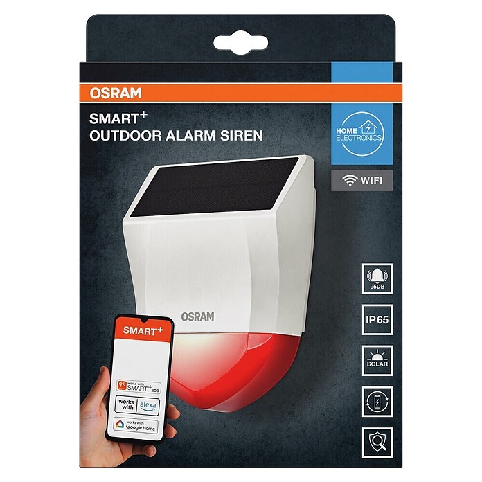 Osram Smart+ Alarmsirene (Außen, 95 dB, Batteriebetrieben) | BAUHAUS