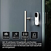 Osram Smart+ Türklingel mit Kamera (Weiß, 50 x 34 x 150 mm) | BAUHAUS