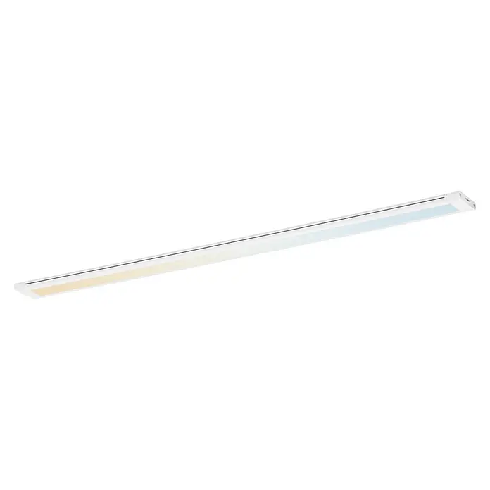 Ledvance Smart+ WiFi LED-Panel Cabinet - L x B x H: 50 x 3,8 x 0,8 cm, 9 W - Weiße lineare LED-Leuchte mit warmen und kalten beleuchteten Streifen.