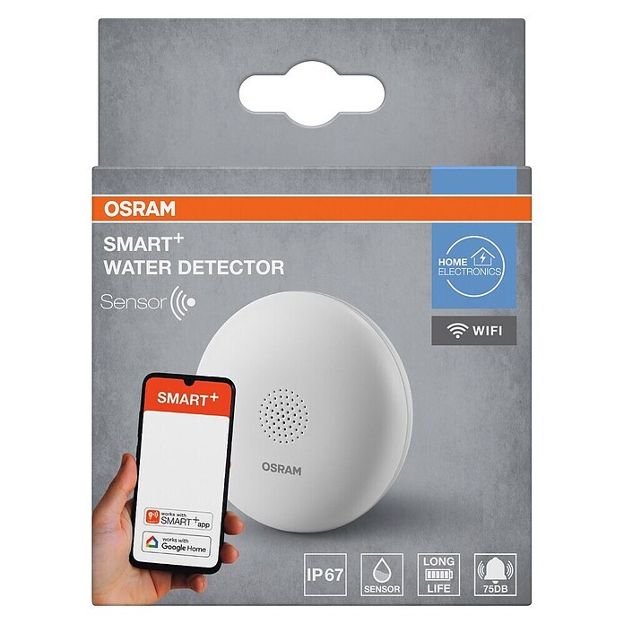 Ledvance Smart+ WiFi Wassermelder (Anwendungsbereich: Innen, Passend für: Google Home) | BAUHAUS