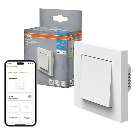 Osram Smart+ Schalter Unterputz Wandschalter 1G matter