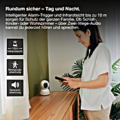 Osram Smart+ Überwachungskamera 360 (Passend für: Alarmsystem, Smart Home System) | BAUHAUS