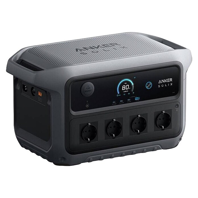 Anker Solix Prijenosna energetska stanica C2000  (2.048 Wh, Crna) | BAUHAUS