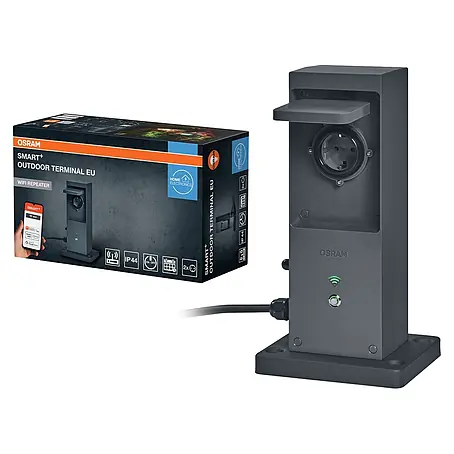 Ledvance Smart+ WiFi Energiesäule mit integriertem WLAN-Repeater und zwei smarten Steckdosen