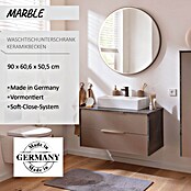 Camargue Marble Badmöbel-Set (90 cm, Goldbronze, 2 -tlg.) | BAUHAUS