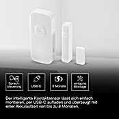 Ledvance Smart+ WiFi Funk-Fensterkontakt (Weiß, 3,1 x 2,4 x 7,2 cm) | BAUHAUS