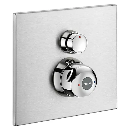 Delabie SECURITHERM DU-Therm Selbstschluss-Duscharmatur Unterputz 30 Sek Set 2/2