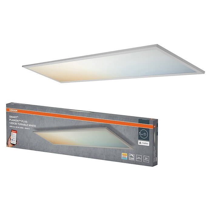 Ledvance Smart+ WiFi LED-Panel Planon Plus (36 W, L x B x H: 120 x 30 x 5,6 cm, Weiß) | BAUHAUS