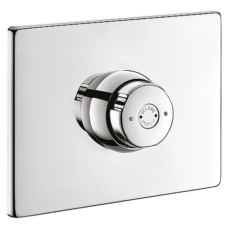 Delabie TEMPOSTOP UP Selbstschluss-Ventil 3/4" Unterputz Set 2/2, Abdeckplatte Edelstahl 160 x 220 mm