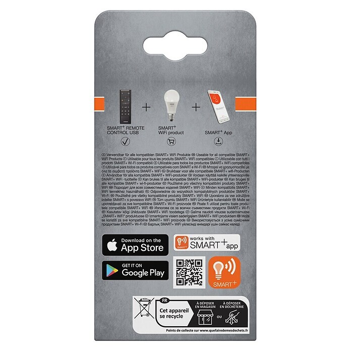 Osram Smart+ Fernbedienung USB (Passend für: Lichtsteuerung, Smart Home System, Schwarz) | BAUHAUS