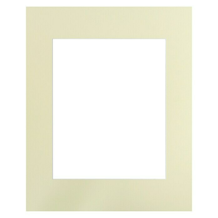 Nielsen Passepartout White Core (Bisquit, L x B: 40 x 50 cm, Bildformat: 28 x 35 cm)