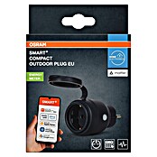 Osram Smart-Steckdose mit Deckel matter (Außen, IP44, Schwarz, 16 A, 1 Stk.) | BAUHAUS