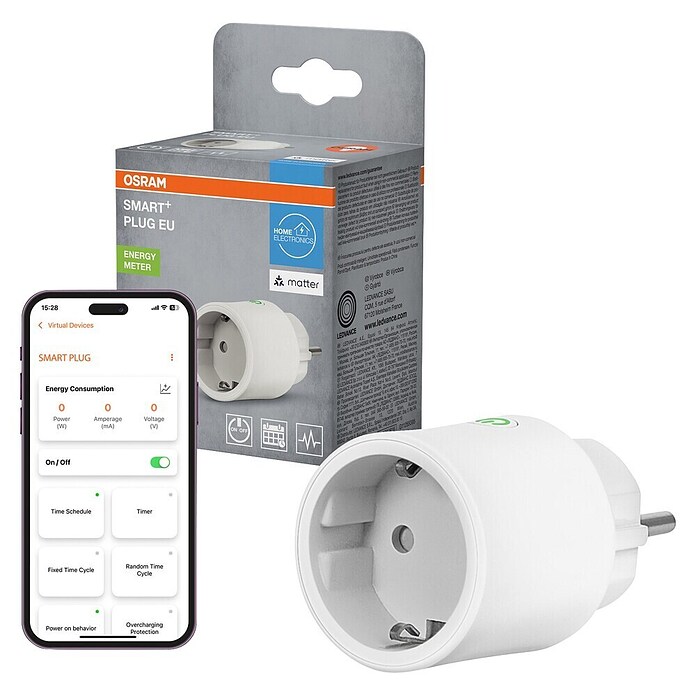 Osram Smart+ Smart stopcontact Energy Meter (Wit, Max. aansluitvermogen: 2.300 W) | BAUHAUS