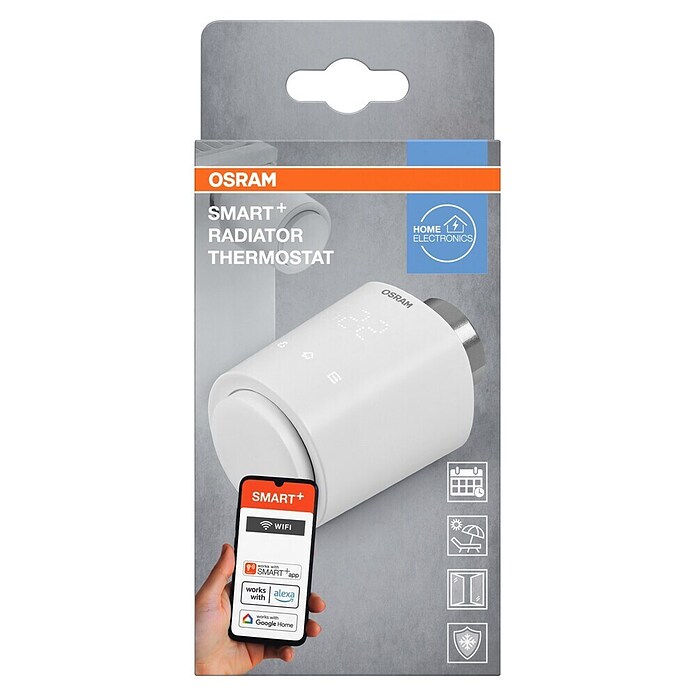 Ledvance Smart+ WiFi Heizkörper-Thermostat 1 Stück (M30 x 1,5 mm, 1 Stk.) | BAUHAUS