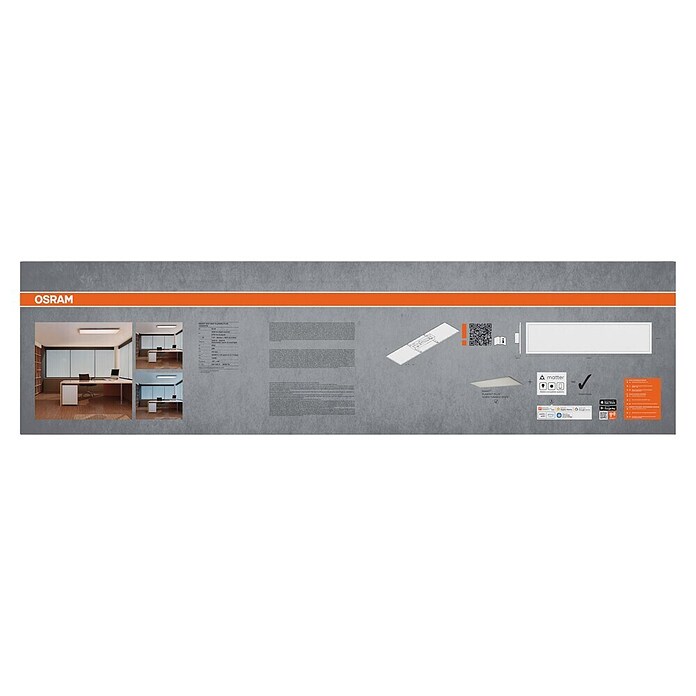 Ledvance Smart+ WiFi LED-Panel Planon Plus (36 W, L x B x H: 120 x 30 x 5,6 cm, Weiß) | BAUHAUS