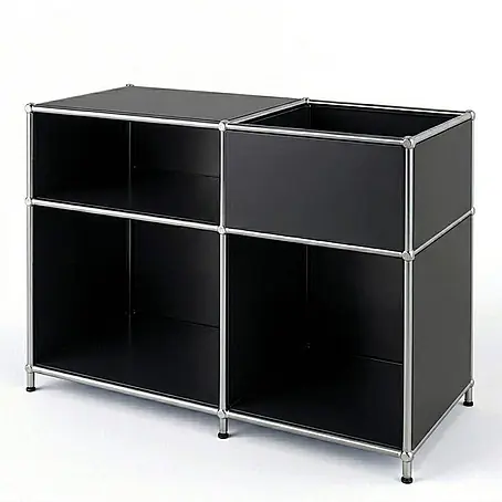 Floordirekt  Metallregal Concept Epure MK-030 Schwarz