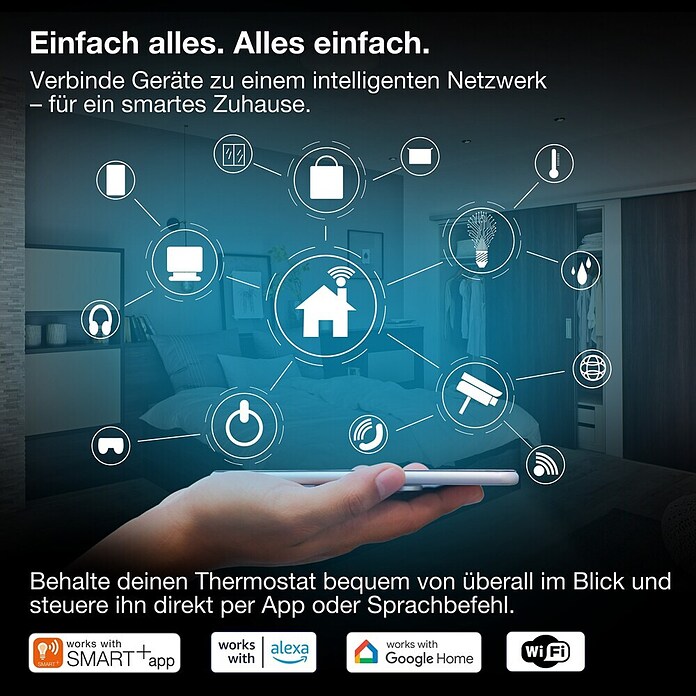 Osram Heizkörper-Thermostat 3 Stück (M30 x 1,5 mm, 1 Stk.) | BAUHAUS