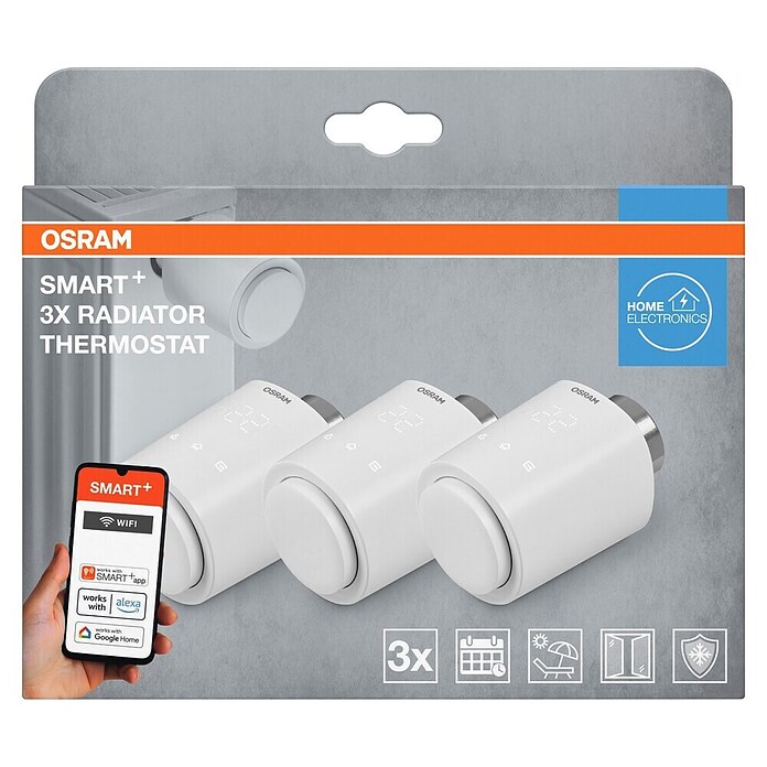 Osram Heizkörper-Thermostat 3 Stück (M30 x 1,5 mm, 1 Stk.) | BAUHAUS