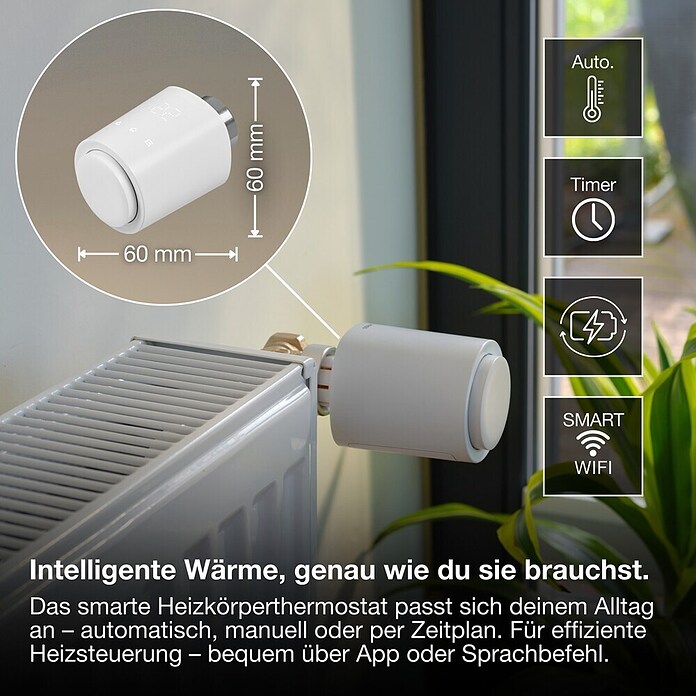 Osram Heizkörper-Thermostat 3 Stück (M30 x 1,5 mm, 1 Stk.) | BAUHAUS
