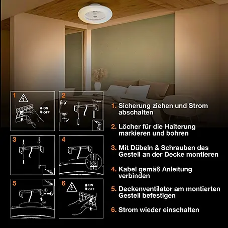 Ledvance Smart+ WiFi Deckenventilator