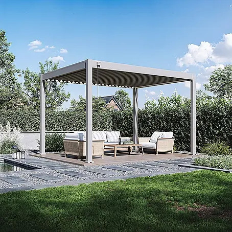 Weide  Pergola Classic 3 x 4 M Ivory Sand