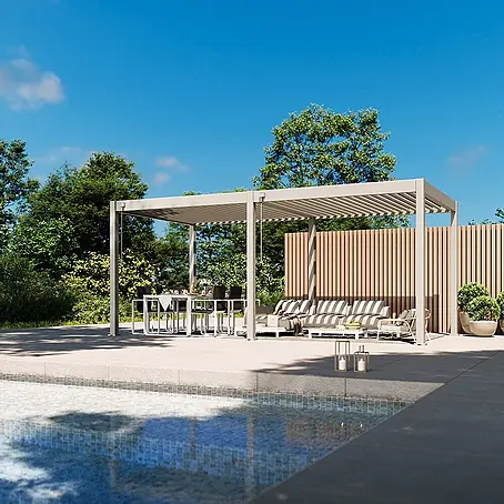 Weide  Pergola Classic 3 x 6 M Ivory Sand
