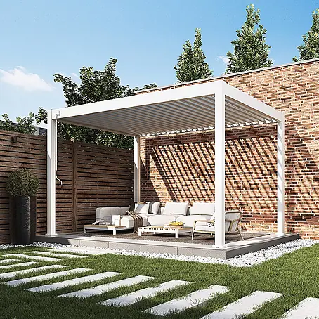 Weide  Pergola Classic 3 x 4 M Weiß