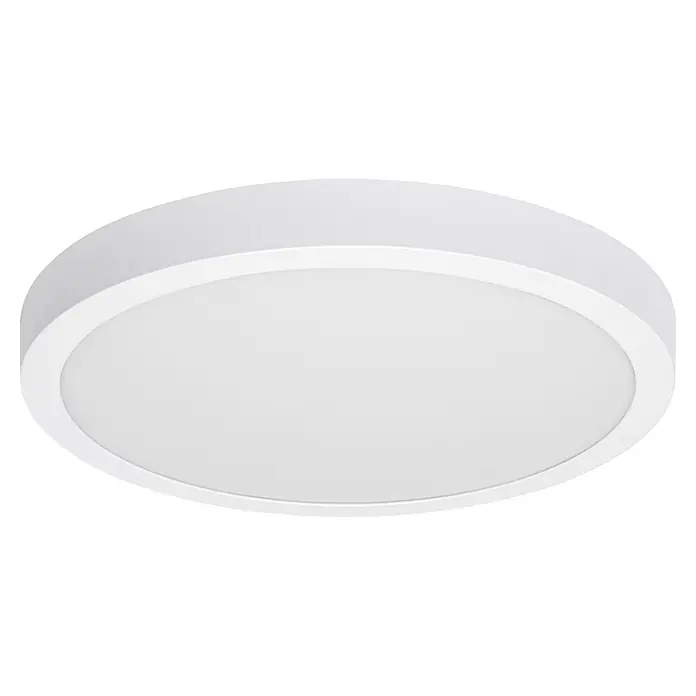 Ledvance Smart+ WiFi LED-Deckenleuchte - 22 W, Mehrfarbig, Durchmesser: 40 cm - Weiße runde flache LED-Deckenleuchte.