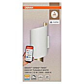 Ledvance Smart+ WiFi Aplique de pared LED Decor Twist (12 W, L x An x Al: 12,7 x 9,5 x 23 cm, Blanco, Blanco cálido) | BAUHAUS